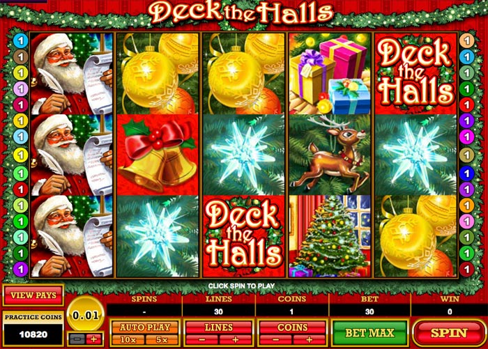 Christmas iPhone Pokies